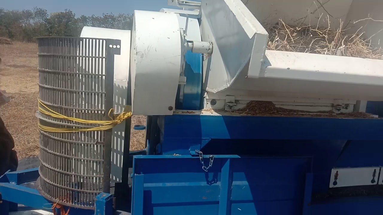 chana threshing  Narmada thresher Visnagar at Nimboni