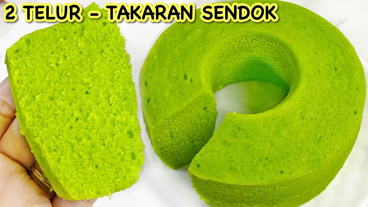 BOLU PANDAN SANTAN KUKUS HASILNYA MENGEMBANG TINGGI
