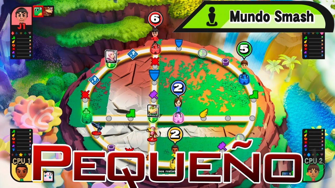 ✤ Super Smash Bros. Wii U ✤ | Mundo Smash: Tablero Pequeño [ Gameplay ] [FULL HD|60fps]