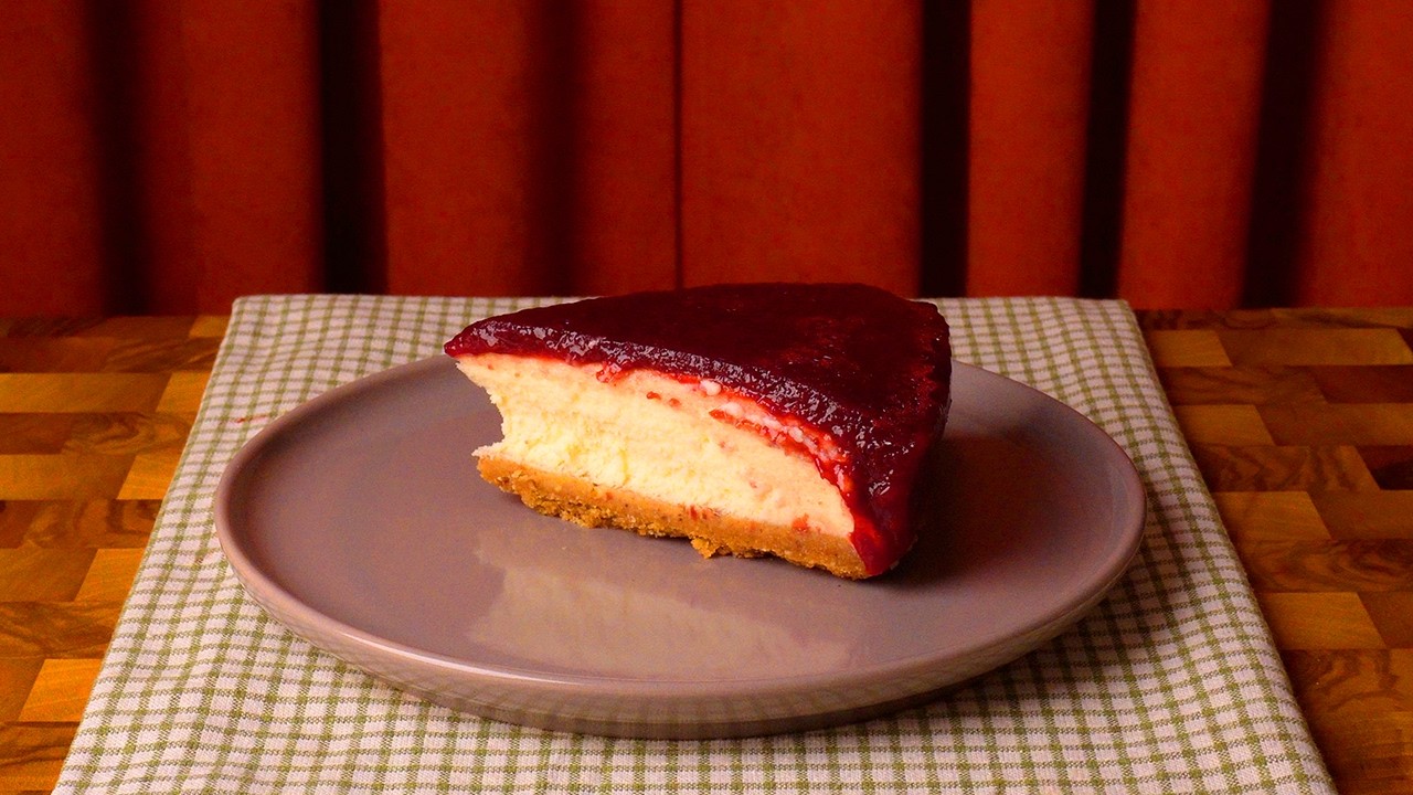 Crack-Free Sour Cherry Cheesecake Recipe | Full Measurements and All the Tips!