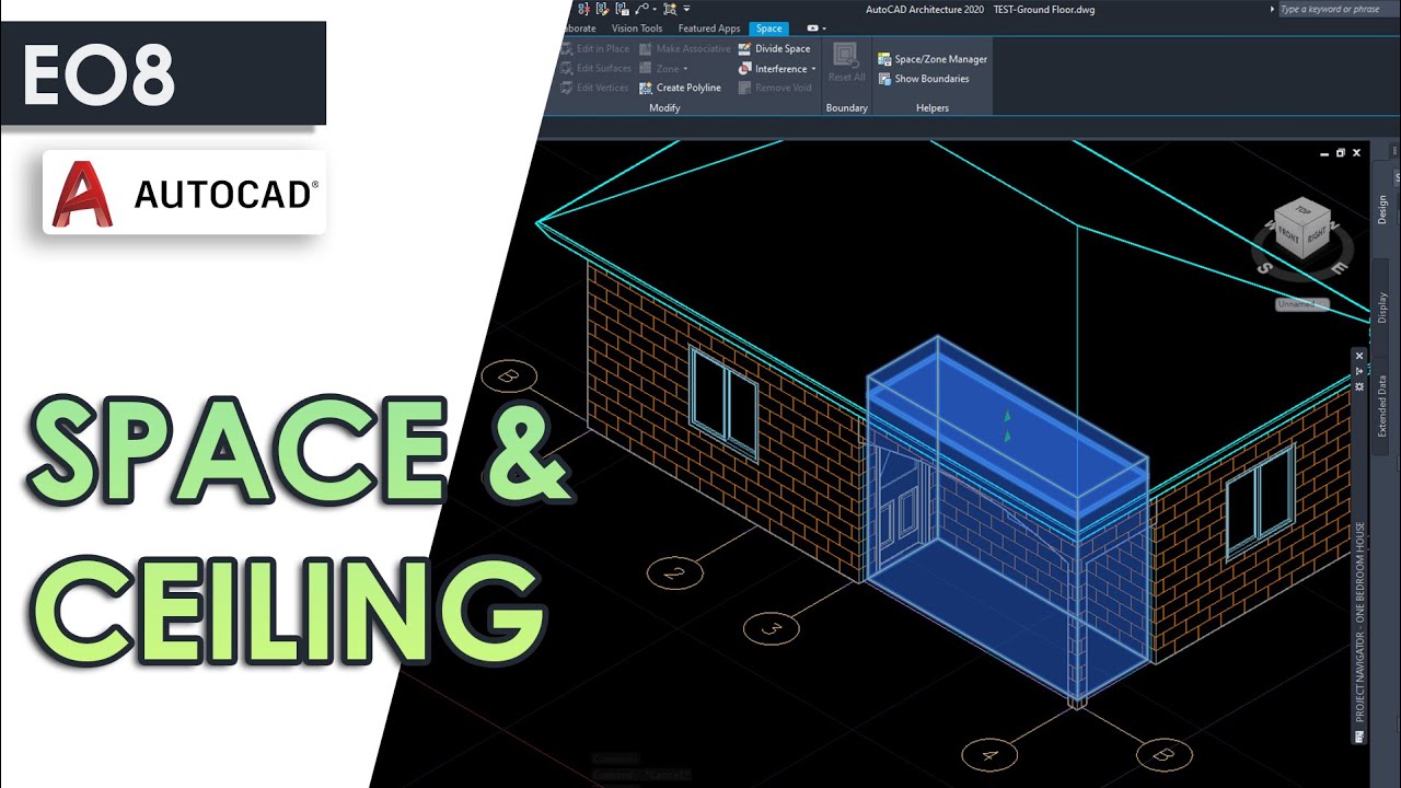 SPACE & ZONES in AutoCAD Architecture 2023