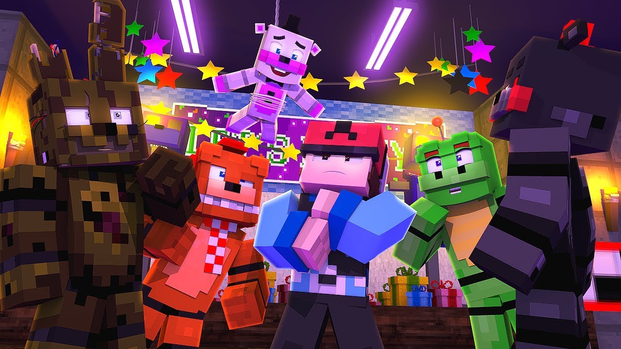 Minecraft FNAF 6 Pizzeria Simulator — ХЕЛПИ ПРИТВОРЯЕТСЯ КОТОМ?! (Minecraft Roleplay)