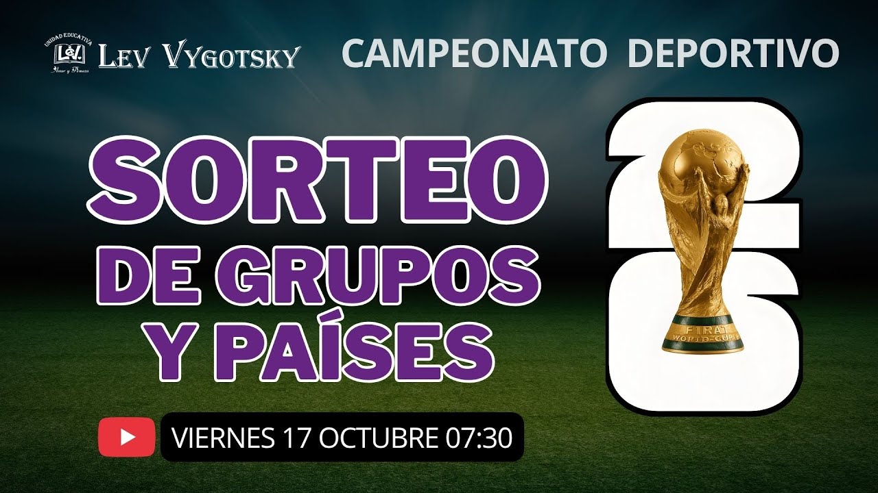 SORTEO DE PARALELOS Y PAÍSES | CAMPEONATO DEPORTIVO 2025-2026