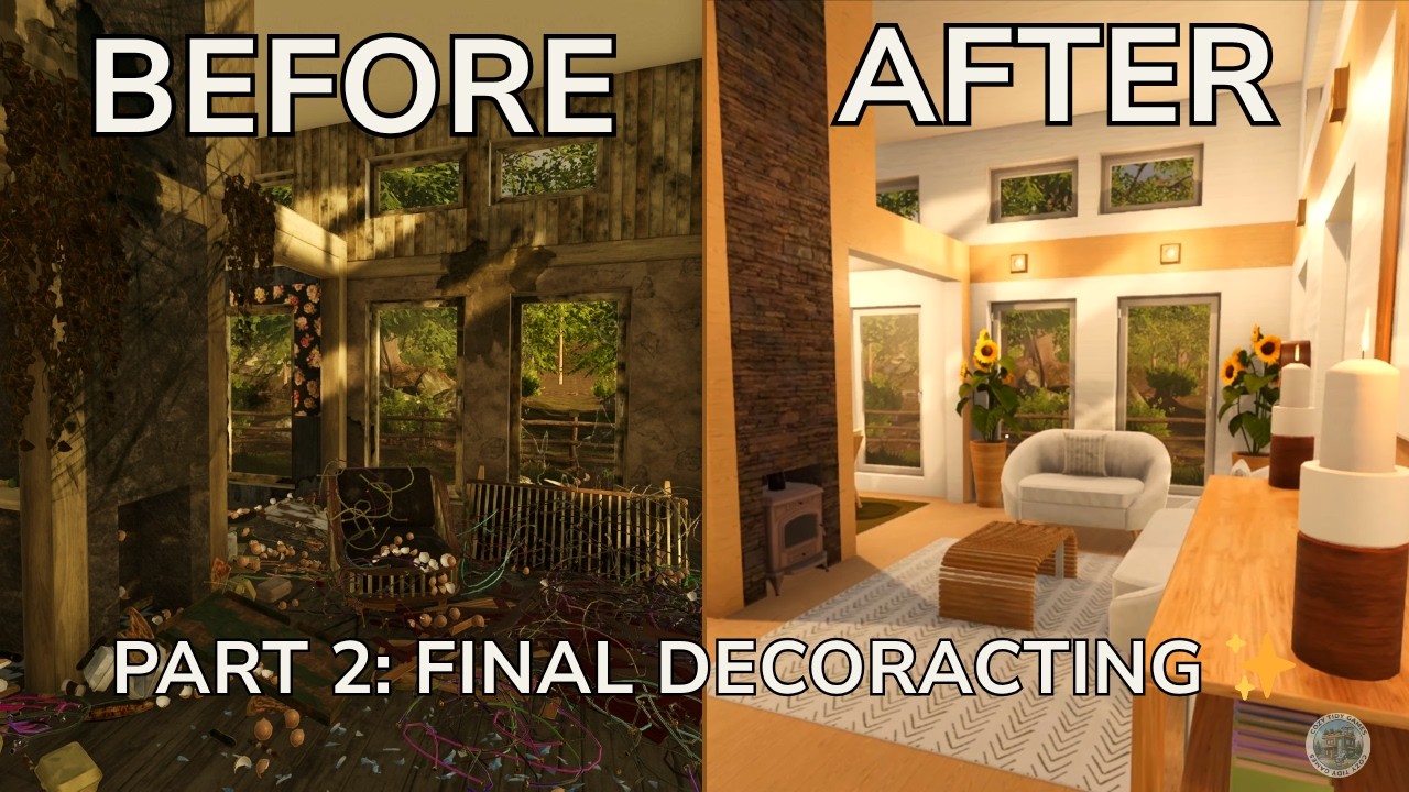 Decorating the TRASH HOUSE DISASTER 🛋️ | Cozy Restoration (Part 2)