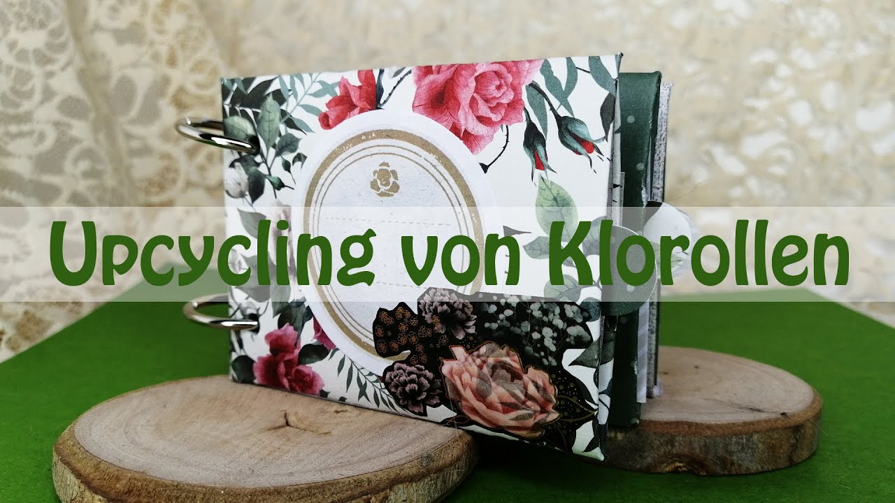 Minialbum aus Klorollen