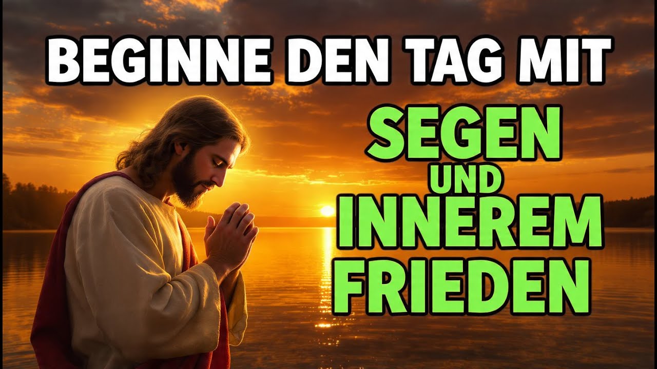 Beginnen Sie den Tag mit  Morgengebet für Segen und Dankbarkeit | Fühle Gottes Gegenwart am Morgen
