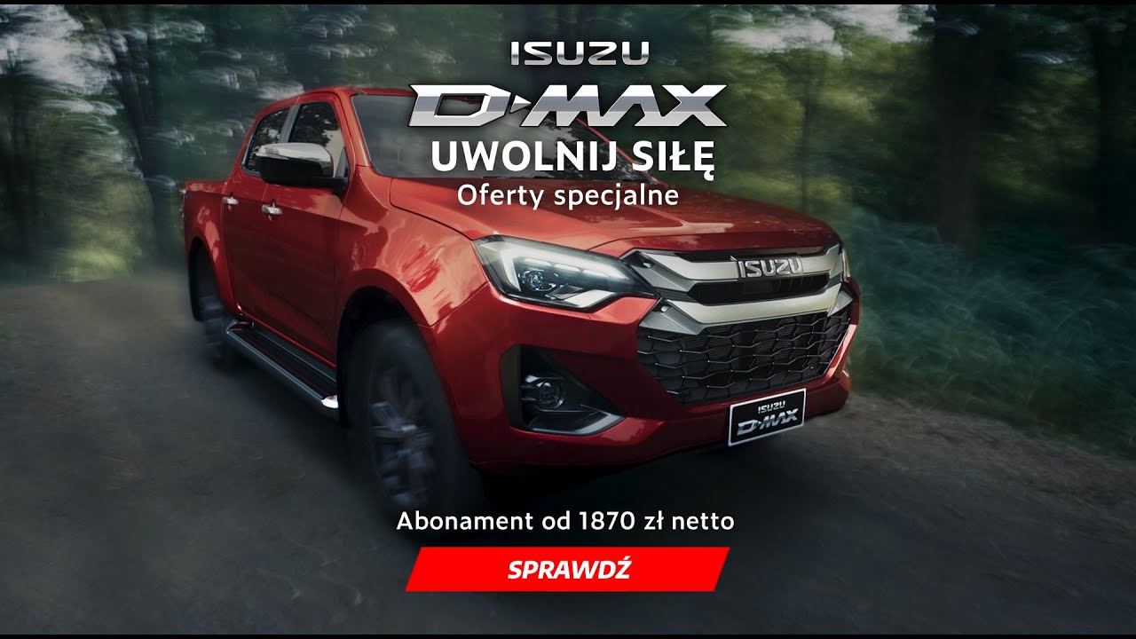 Isuzu D-MAX &ndash; Uwolnij siłę z niesamowitymi ofertami promocyjnymi!