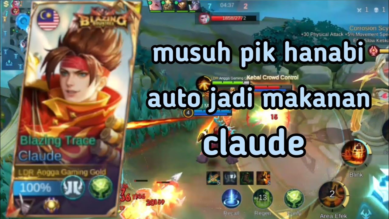 Musuh pik hanabi ya jadi makanan claude