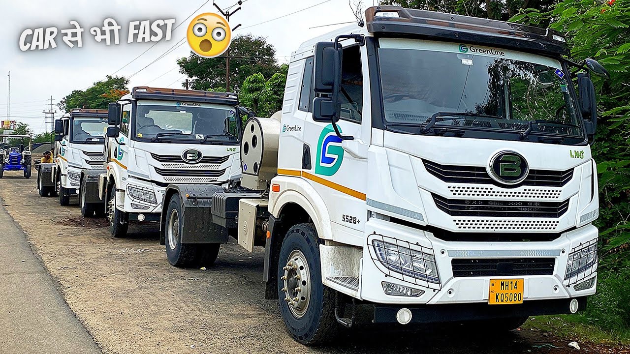 India's first💪LNG powered truck by blue energy motors