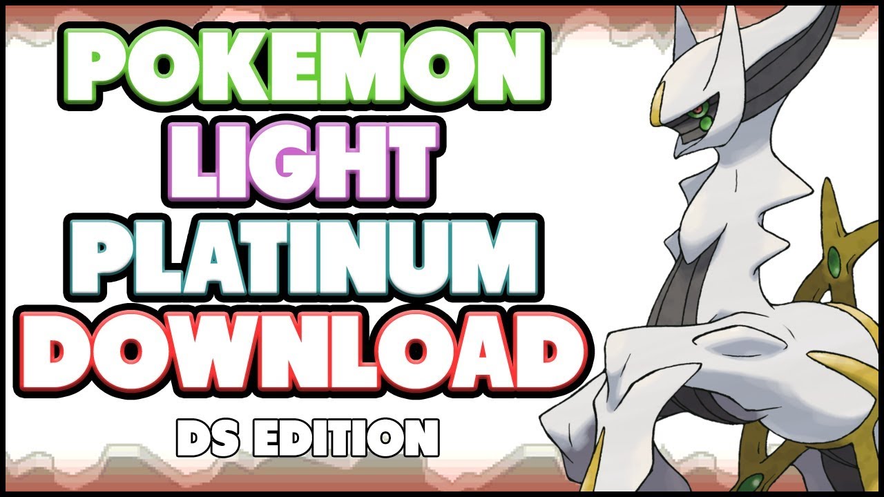 How to Download & Patch Pokemon Platinum Light Platinum DS [2019]