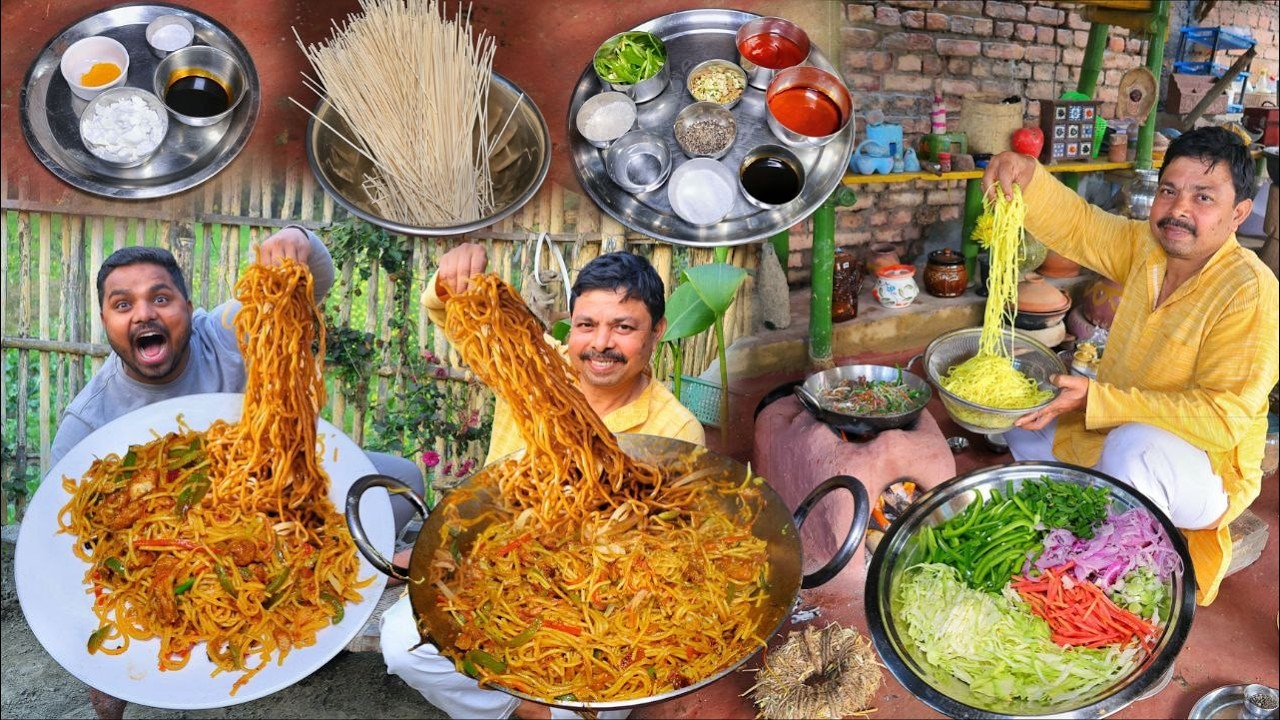 बच्चे चाऊमीन खाने की जिद करते हैं तो घर पर बनाए  हेल्दी  टेस्टी चाऊमीन Street StyleChicken Chowmein