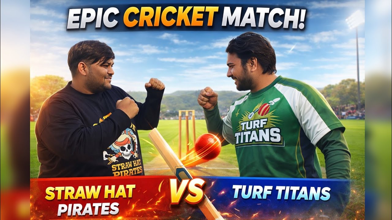 Intense Cricket Match - Straw Hat Pirates Vs Turf Titans | Dribble Klub Turf