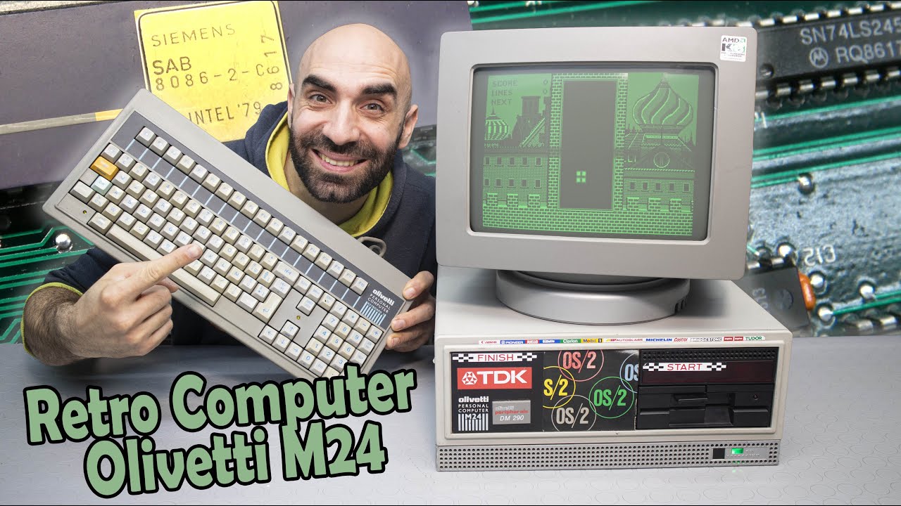 Questa &egrave; Pura Nostalgia! Riparazione Computer Olivetti M24 Met&agrave; anni 80!