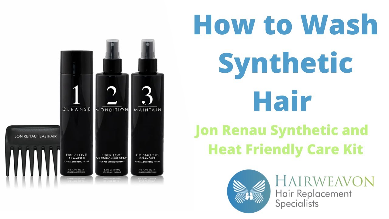 How to Wash Synthetic Hair | Jon Renau Synthetic and Heat Friendly Synthetic Hair Care Kit