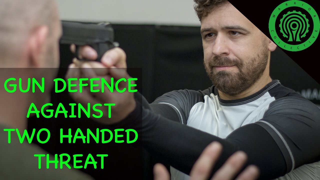 Krav Maga Gun Defence against two handed Threat Tutorial