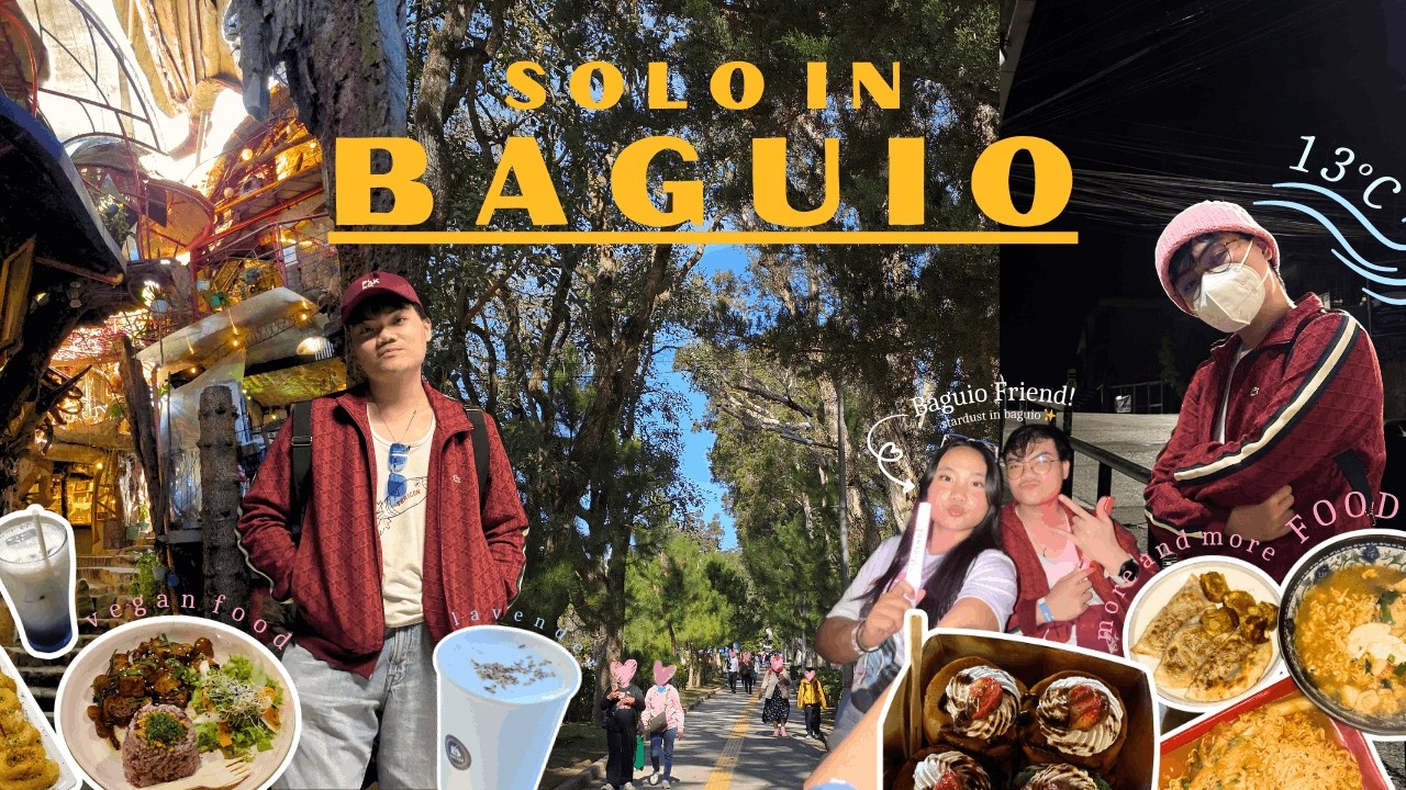 First ever SOLO Trip in BAGUIO 💐✨ cup of joe stardust concert, cozy places, food trips