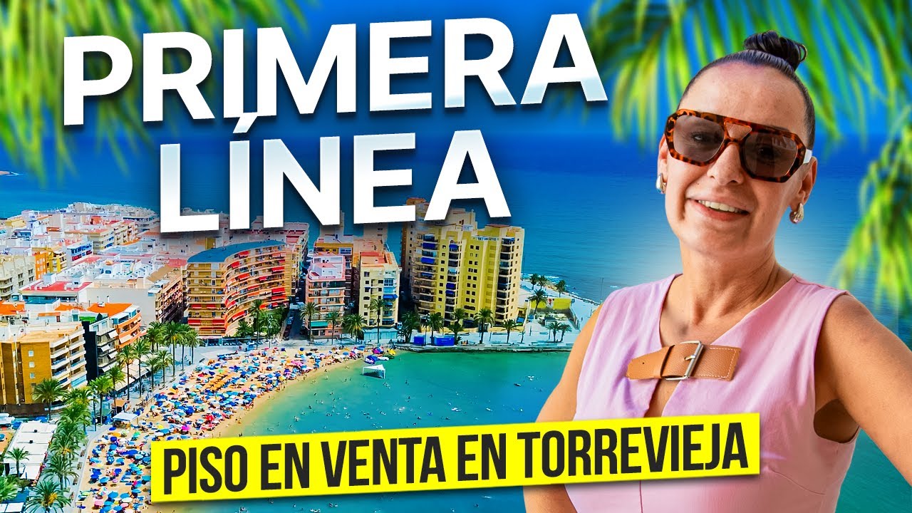 Piso en Torrevieja 🏖️ Primera línea Playa del Cura | 3 dormitorios, vistas al mar