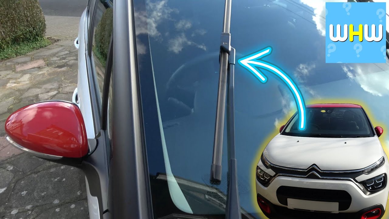 How to Replace Front Windscreen Wipers on Citroen C3 2021 model