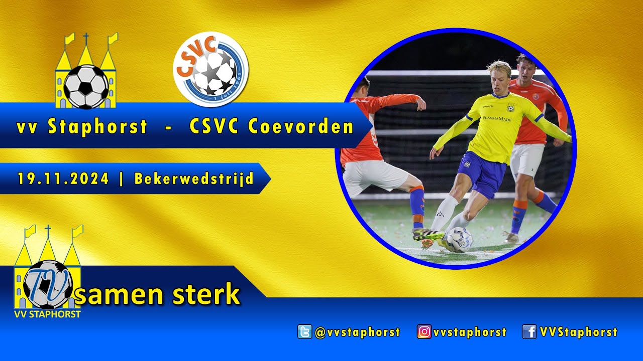 vv Staphorst - CSVC | 19.11.2024 | GOALS