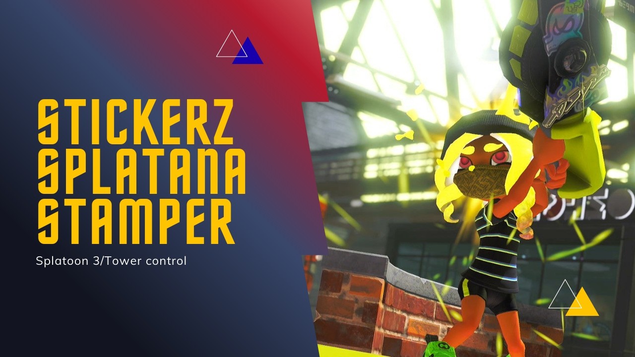 Splatoon 3/ Stickerz Splatana Stamper(Tower Control)