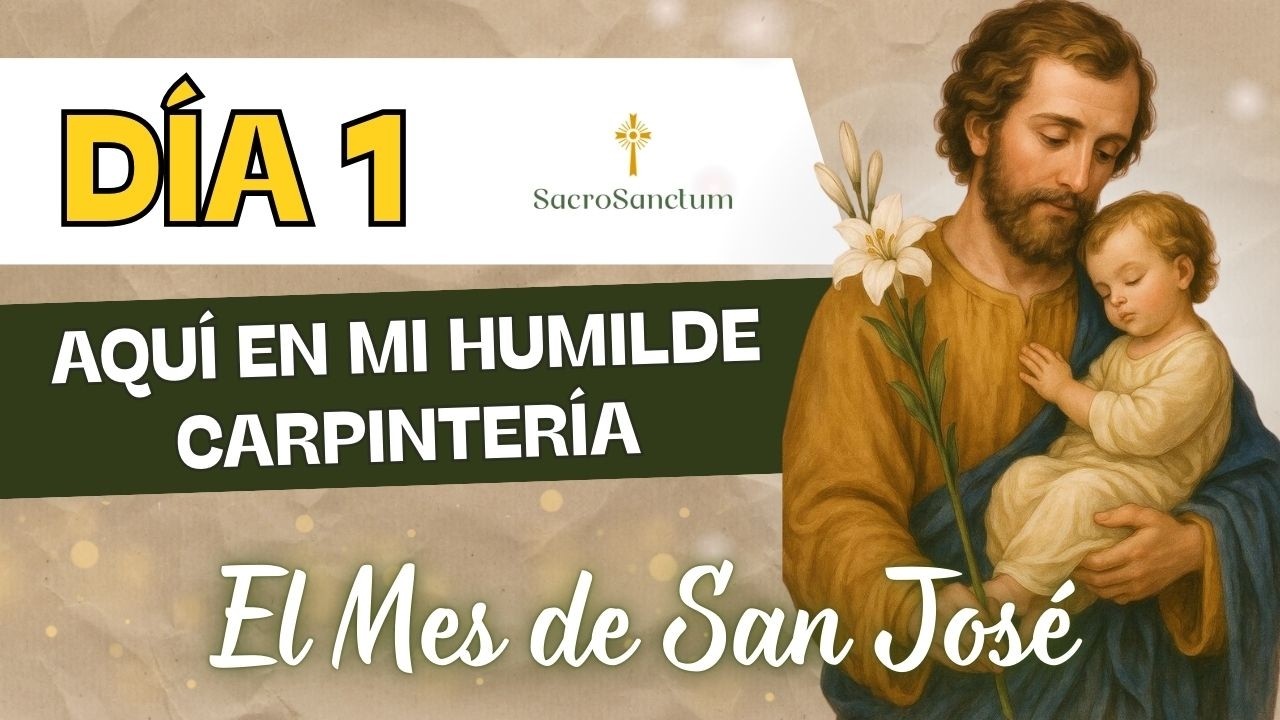 AQUÍ EN MI HUMILDE CARPINTERÍA : Día 1 del Mes de San José