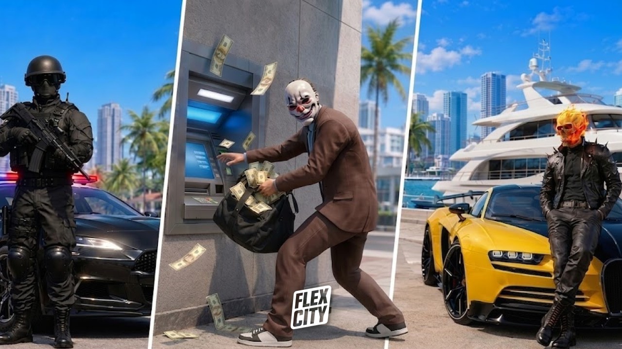 Типы игроков, которые управляют Flex City