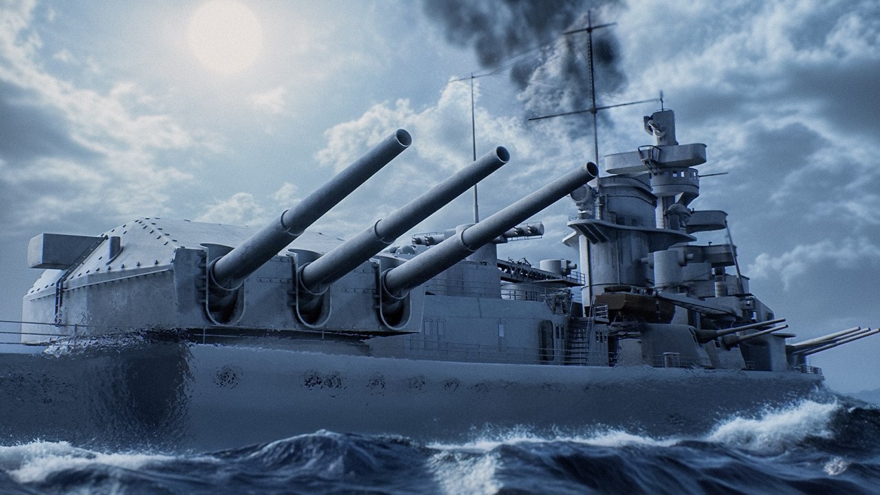 Passenger Liner vs Pocket Battleship