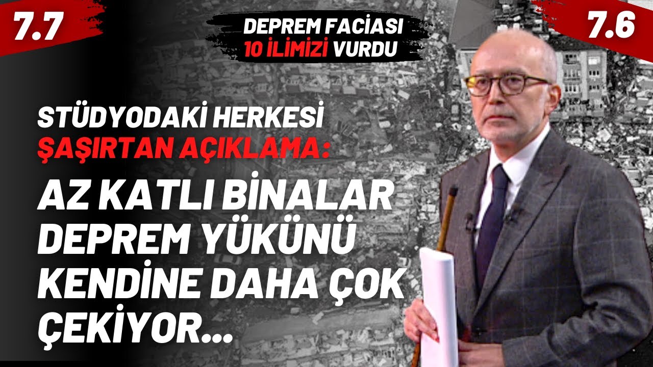 Stüdyodaki Herkesi Şaşırtan Açıklama: Az Katlı Binalar Deprem Yükünü Kendine Daha Çok Çekiyor..