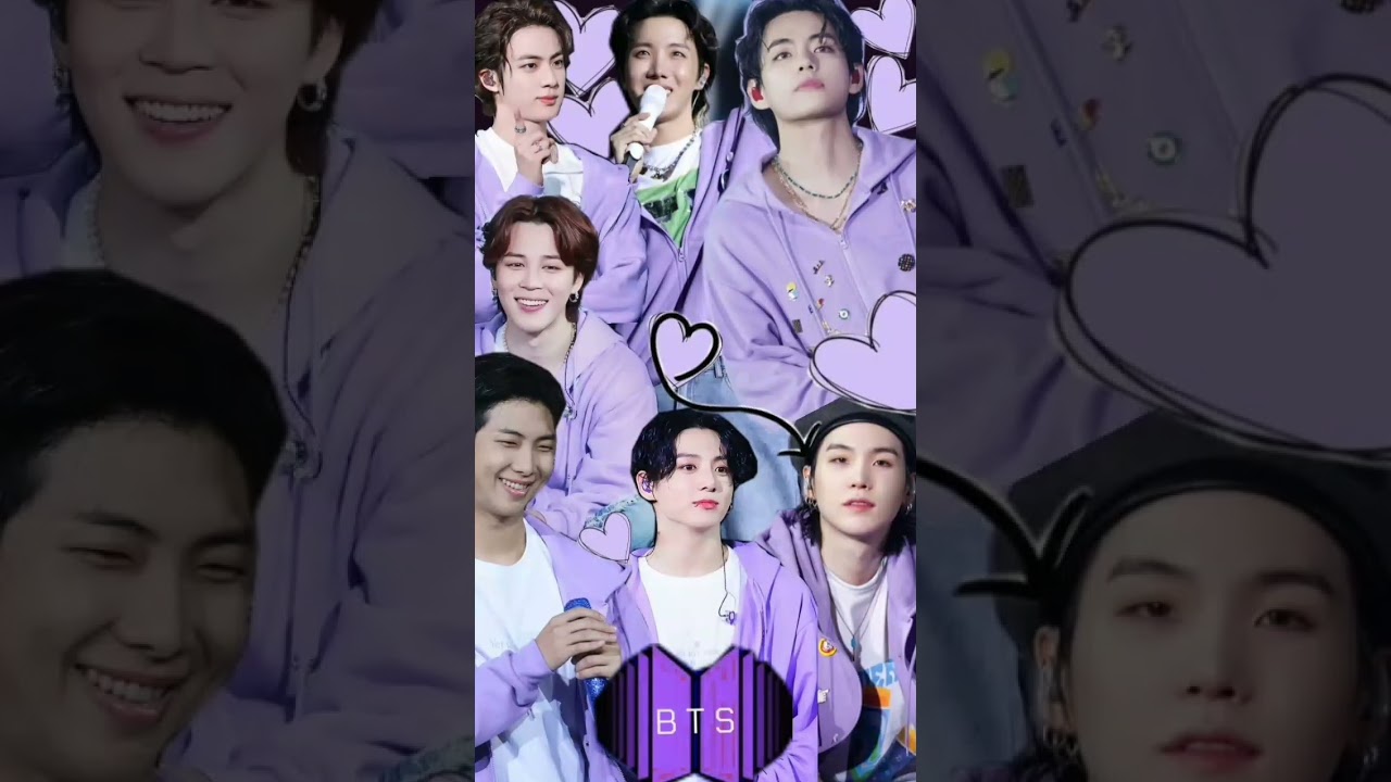 Pictures of BTS members in purple color dressings. Which pictures are the best? Please comment.💜💜💜💜💜