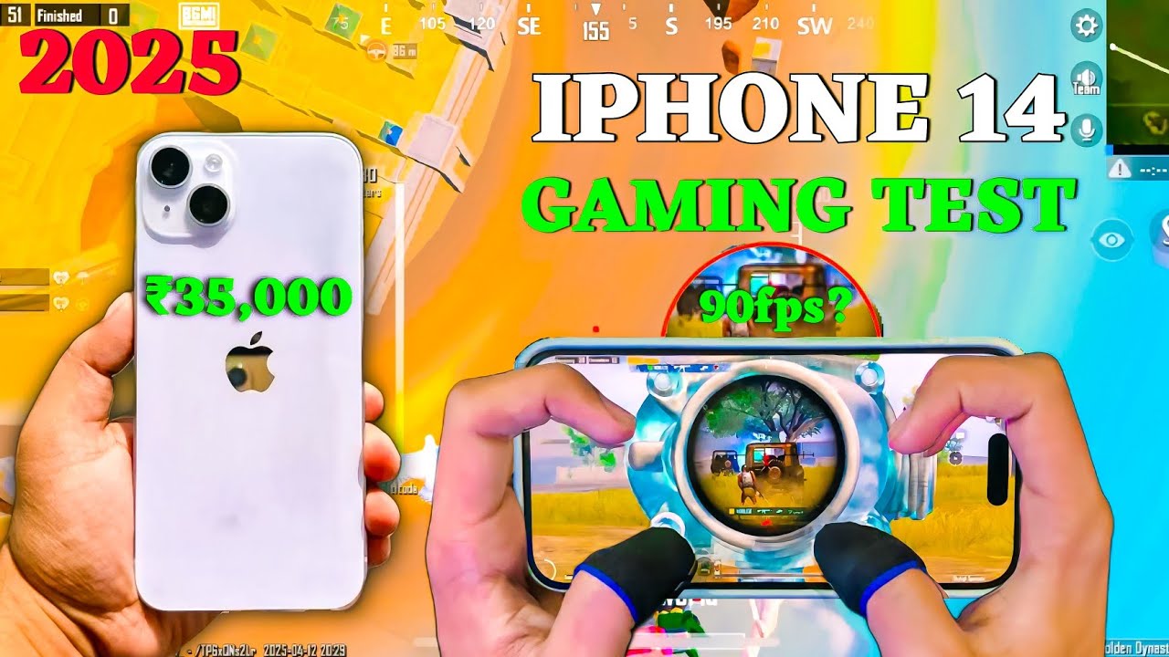 IPHONE 14 BGMI TEST 2025 🔥 // IPHONE 14 BGMI GRAPHIC TEST