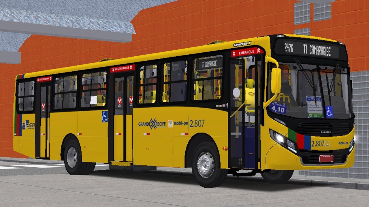 OMSI 2 | Caio Apache Vip IV Mercedes Benz OF-1721 BT5 Padrão Mobi-PE | Mapa Grande Recife L2476