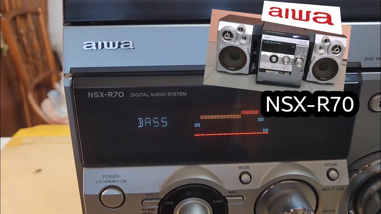 Aiwa NSX-R70 Primeira avaliação,  analise e dicas de reparo.