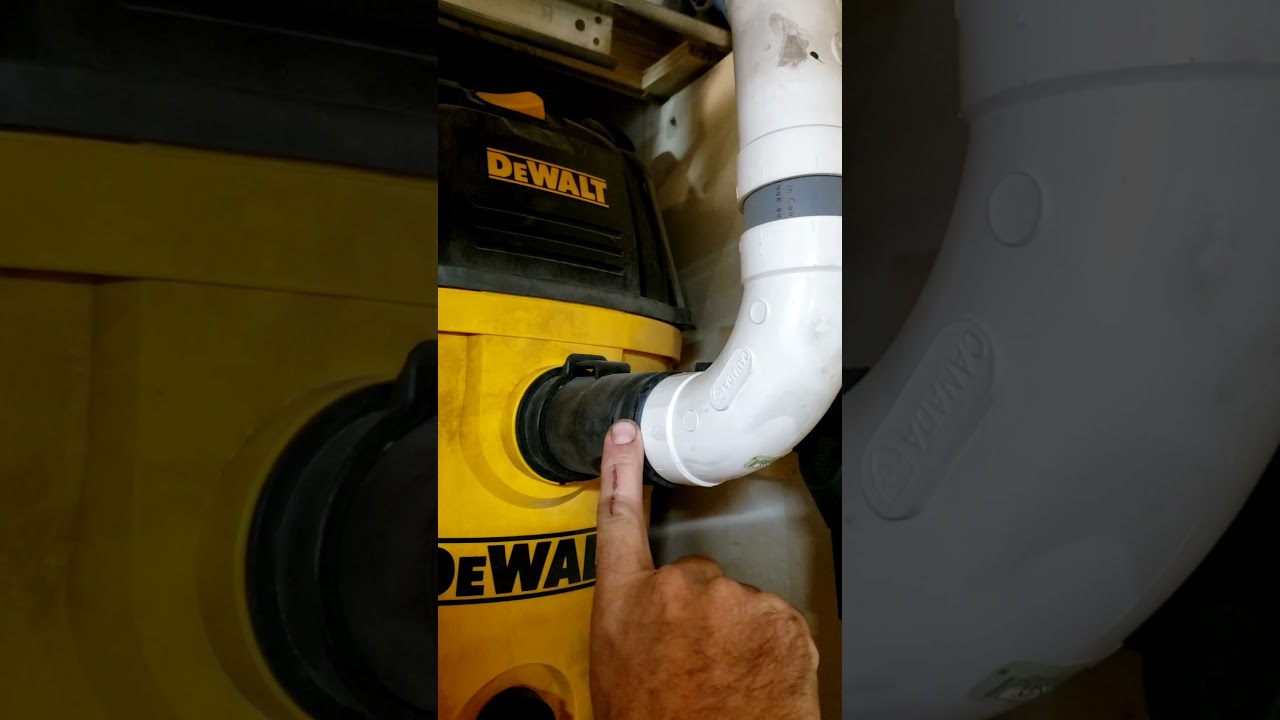 Shop vac for central vac system