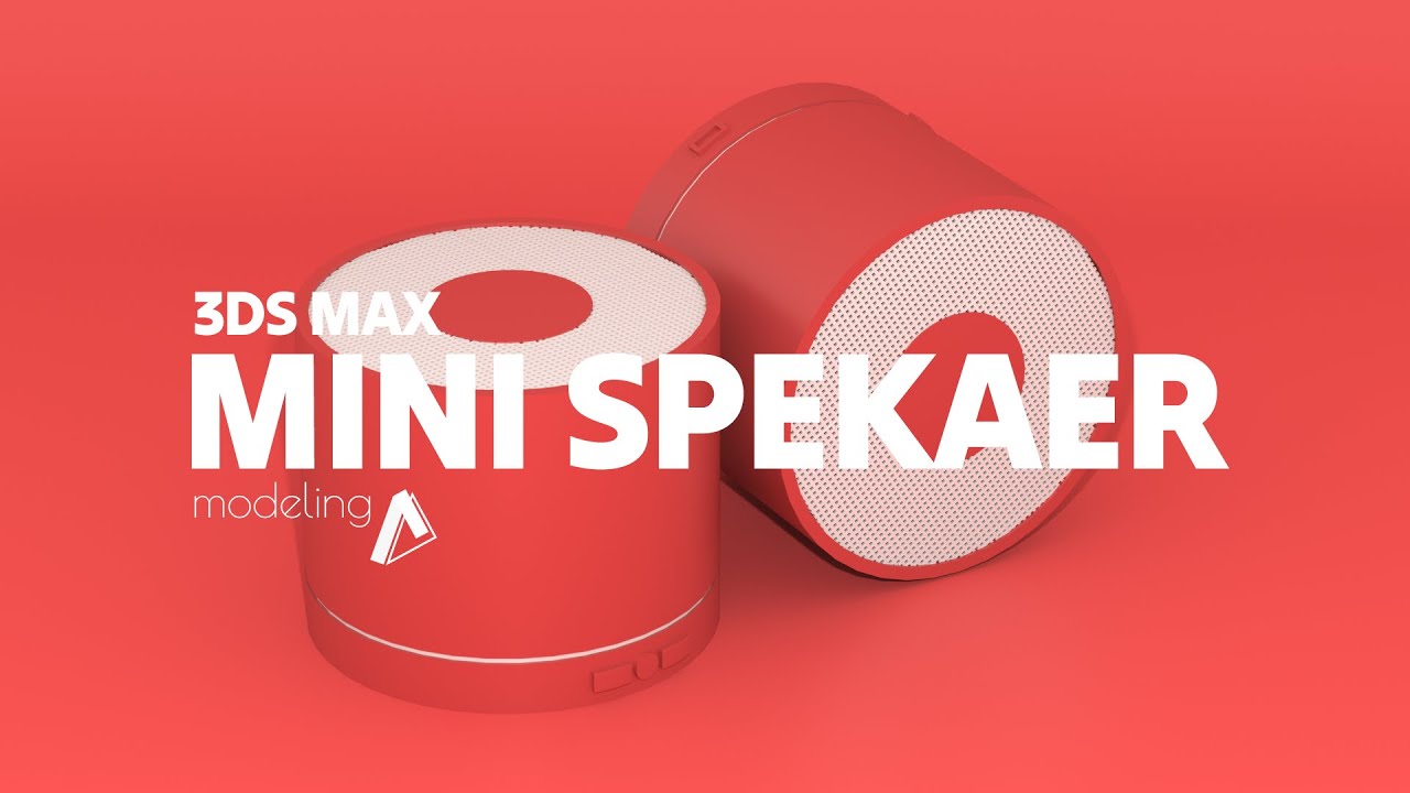 Mini Speaker Modeling | 3DS Max