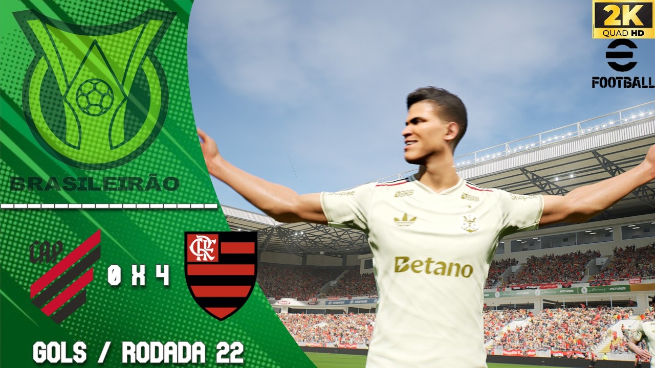 eFootball - Athletico Paranaense X CR Flamengo - Brasileirão 2026 - Rodada 22