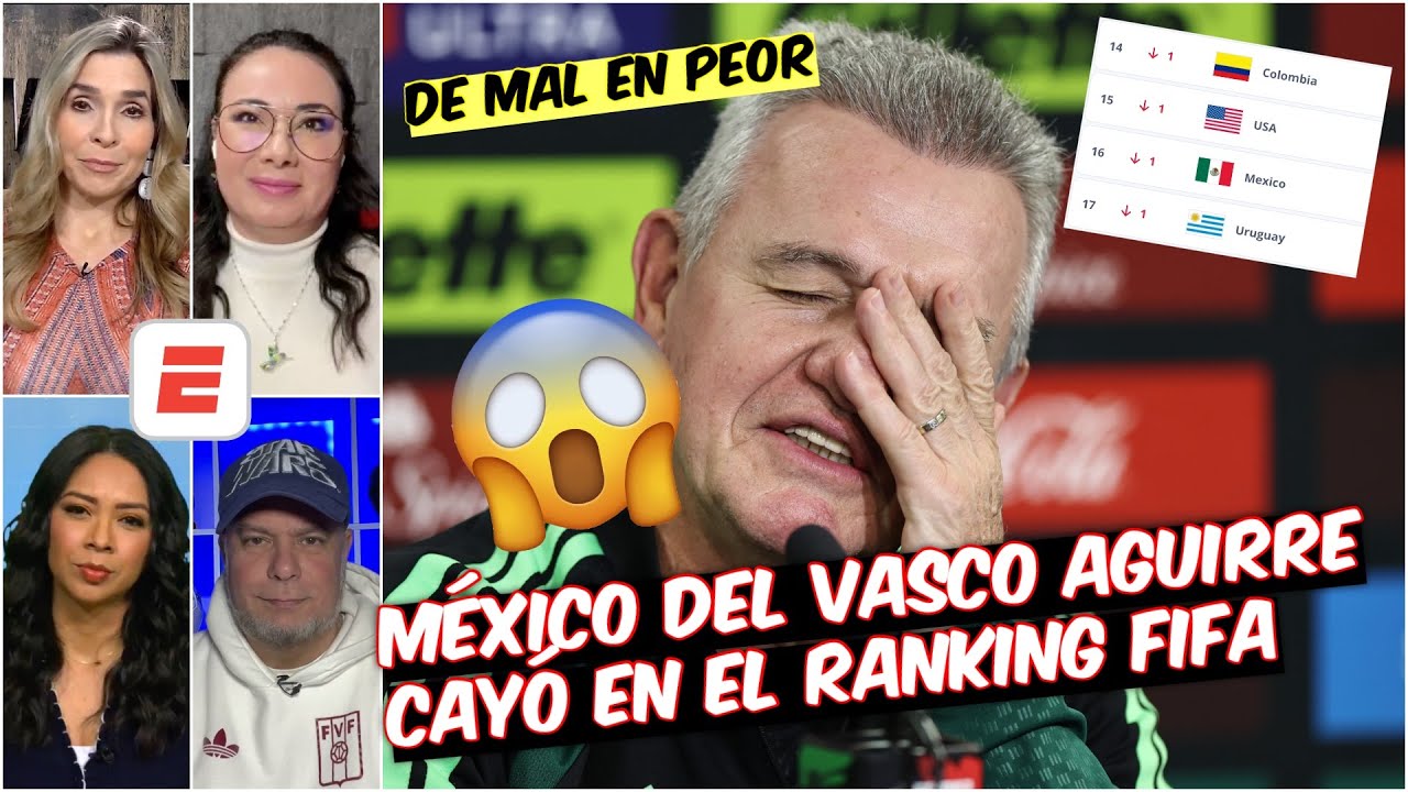 México BAJÓ en el RANKING FIFA pero NO PASA NADA. En el MUNDIAL se VAN A CRECER IGUAL | Exclusivos