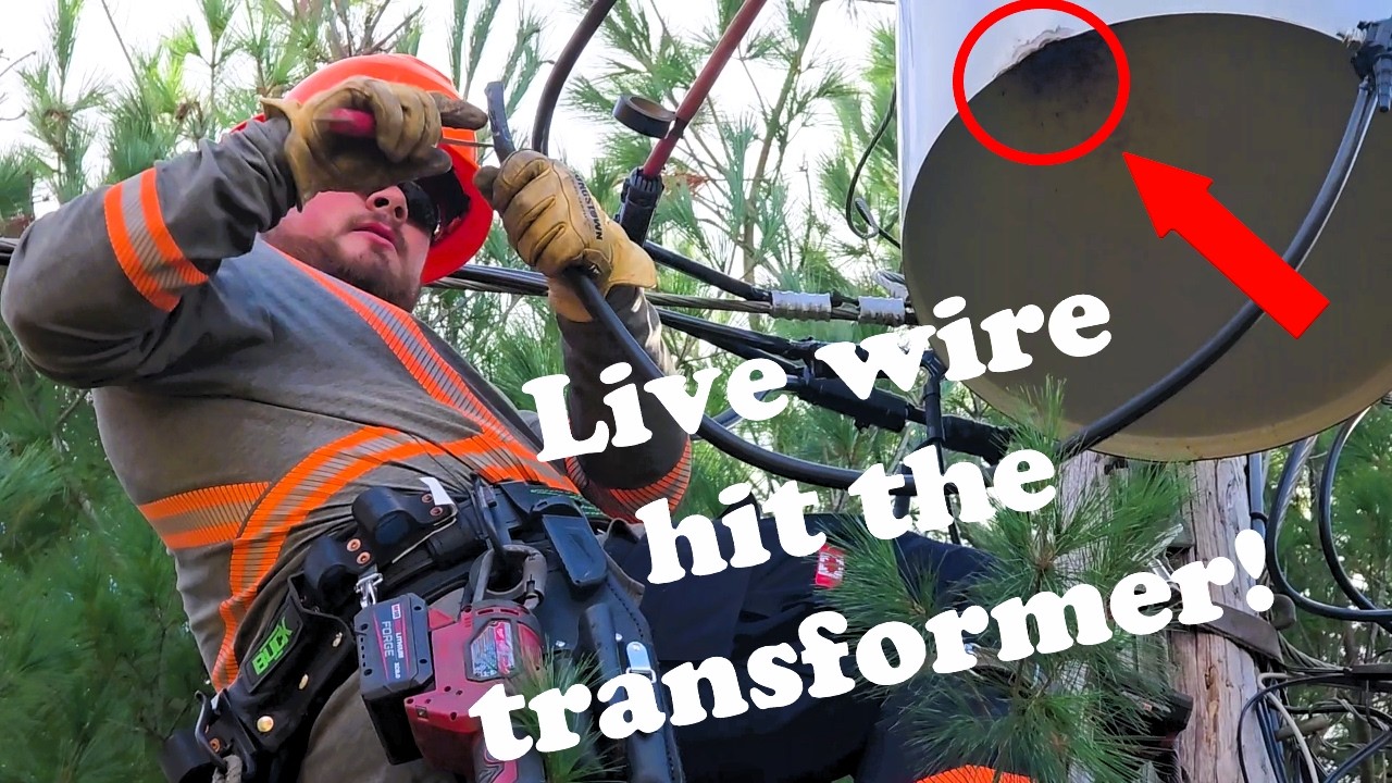 Расплавленные провода на трансформаторе