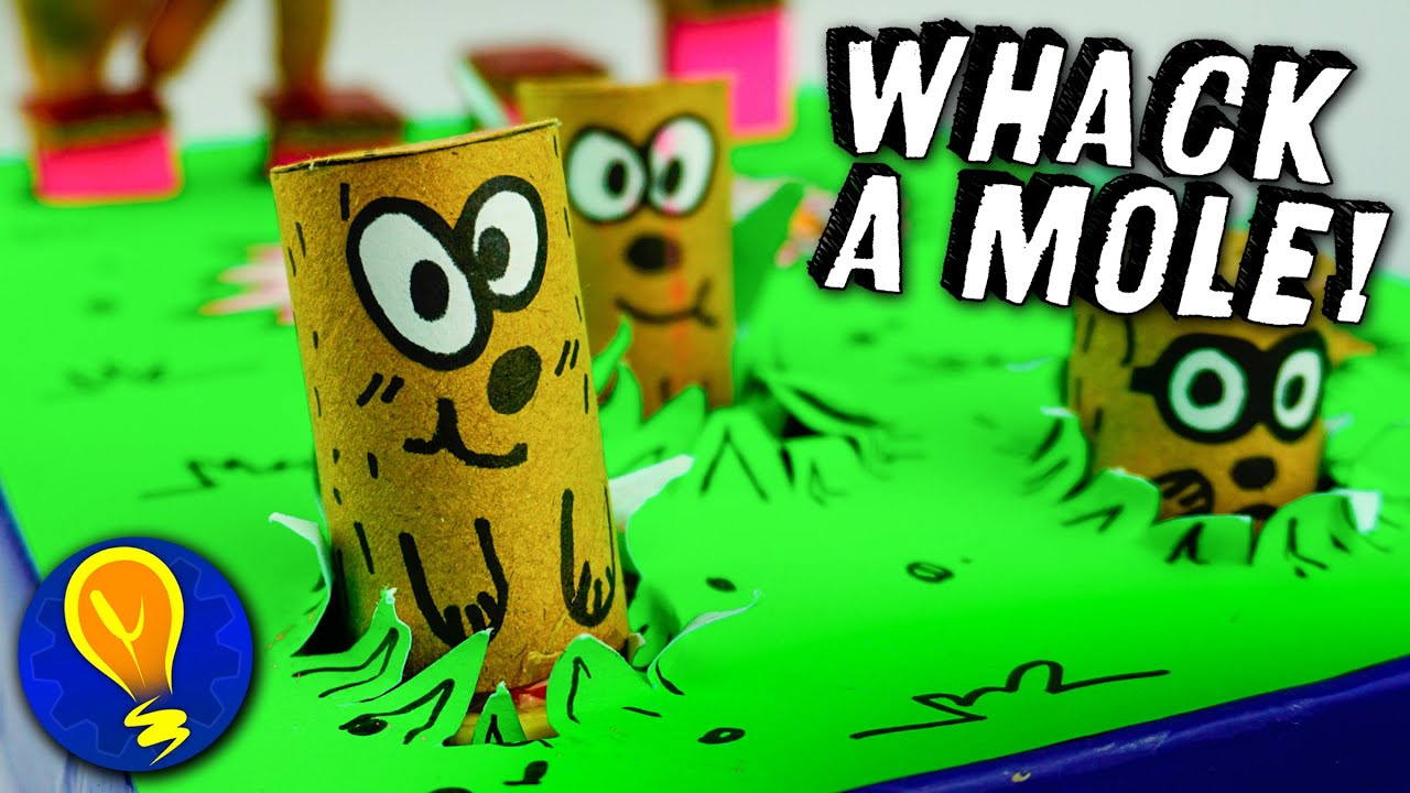 How To Make A Game from Shoe Box | Easy Cardboard Whack A Mole