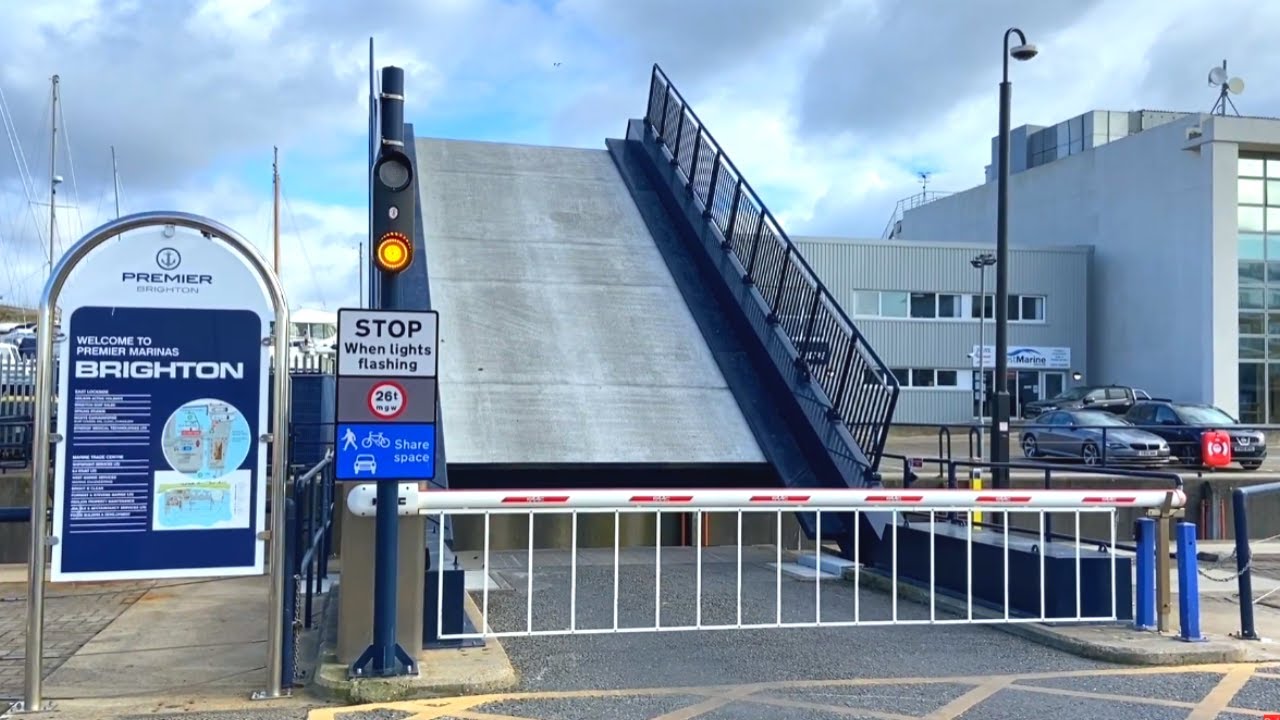 Brighton Marina Lift Bridge, East Sussex