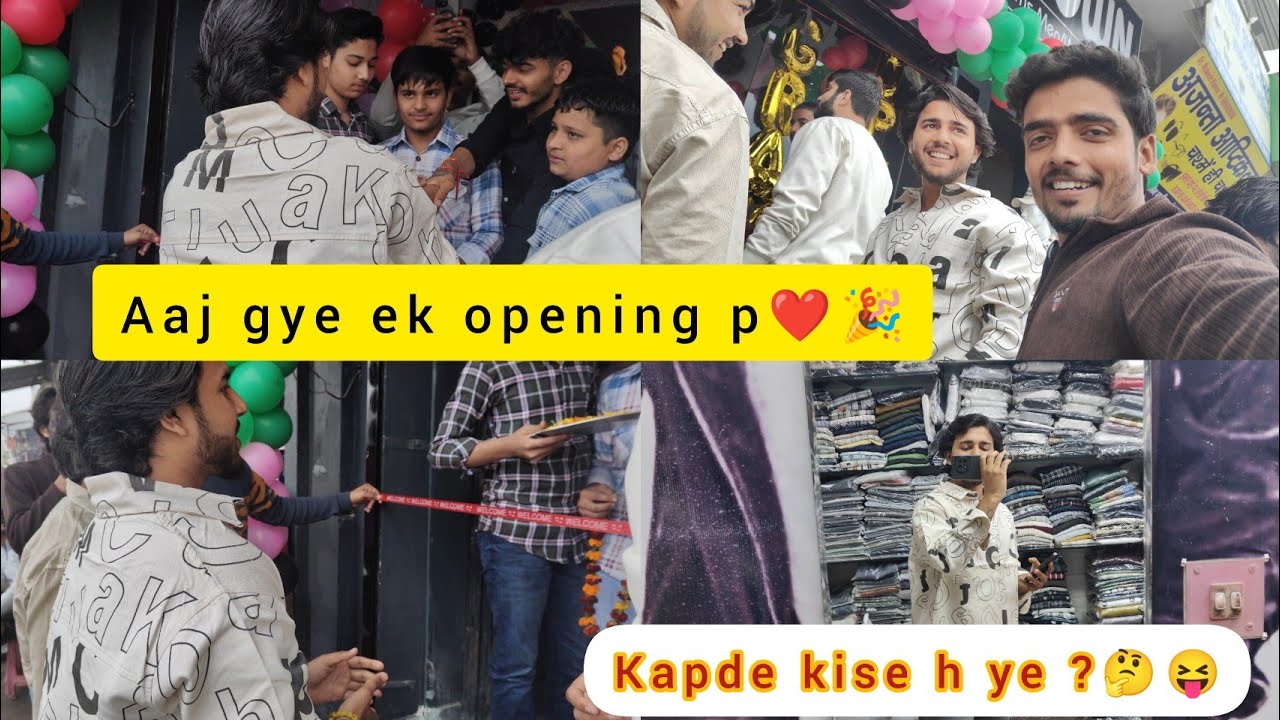 Aaj gye ek opening m ❤️🎉 new vlog @dheeraj_shayar0