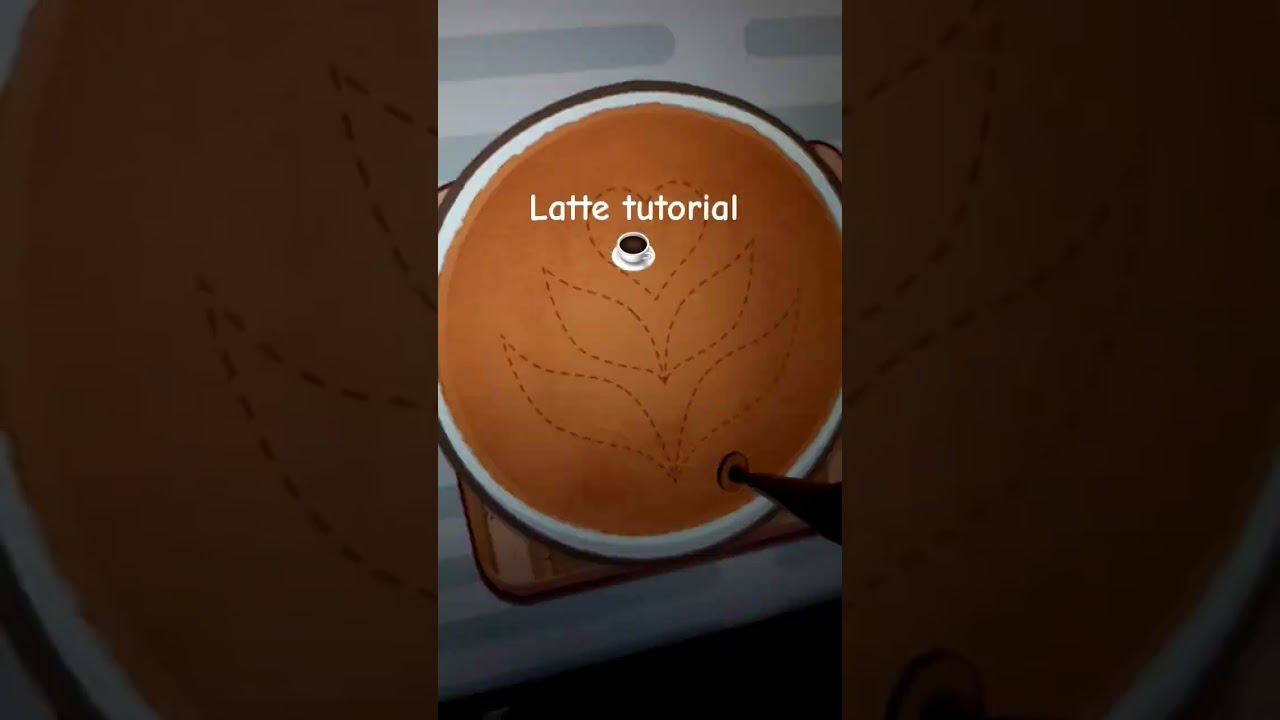Latte tutorial for good coffee great coffee ☕🧋