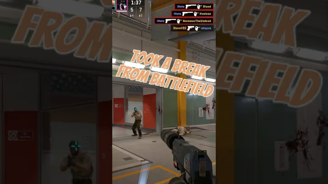 TOOK A BREAK FROM BATTLEFIELD #cs2 #couterstrike #cs2clips