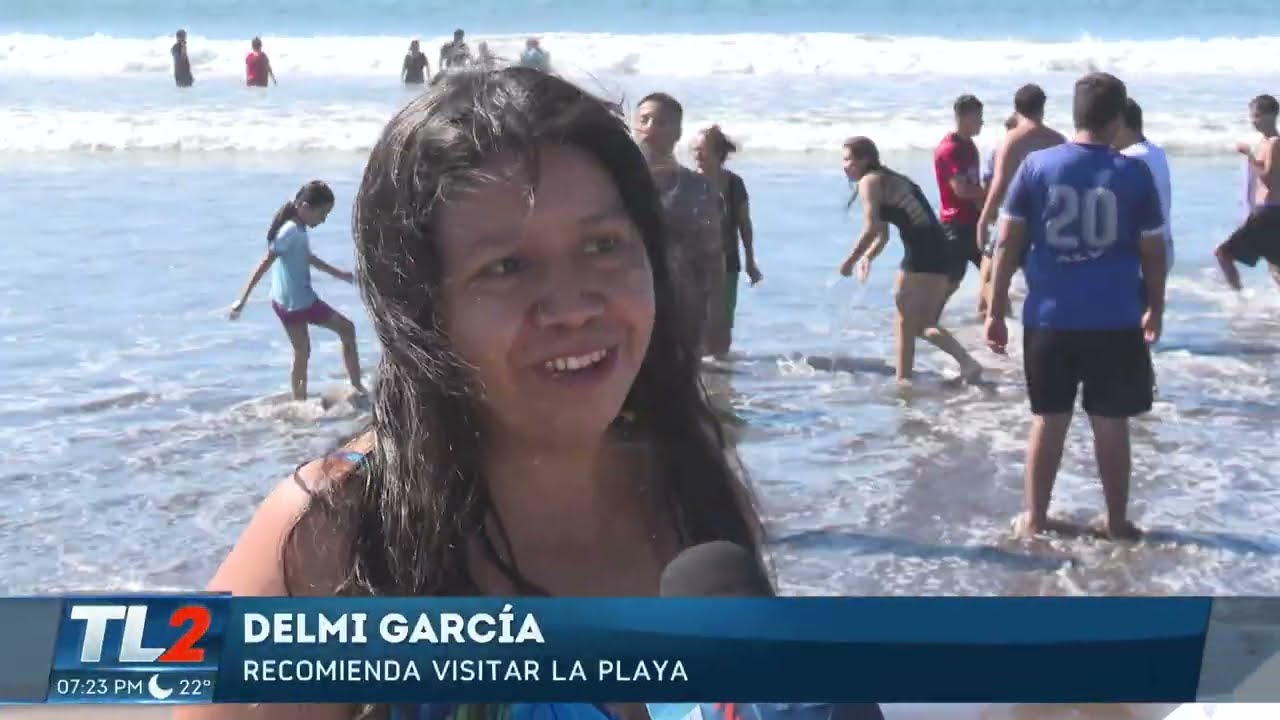 AMBIENTE EN PLAYA SAN DIEGO | Teledos | El Salvador