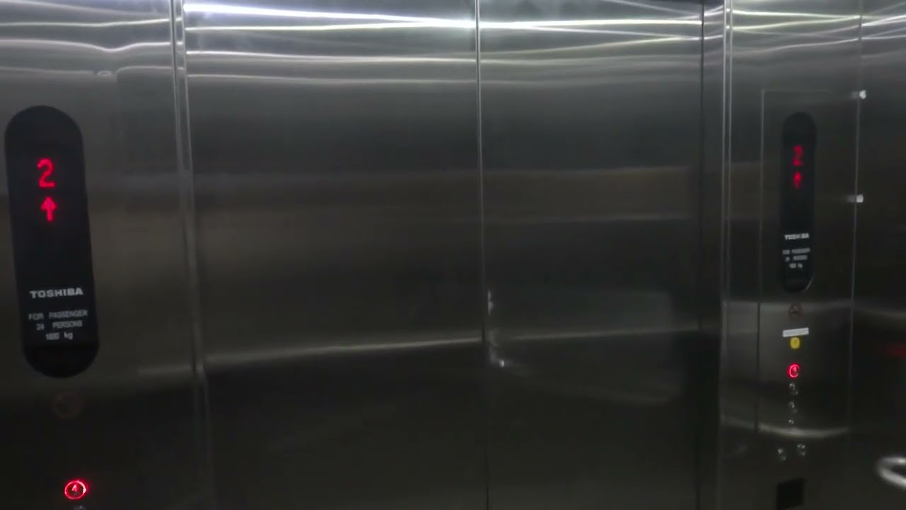Temasek Polytechnic, Singapore - Toshiba CV610 SPACEL-III Tn. Elevator (Lift 64) 東芝 スペーセルIII エレベーター
