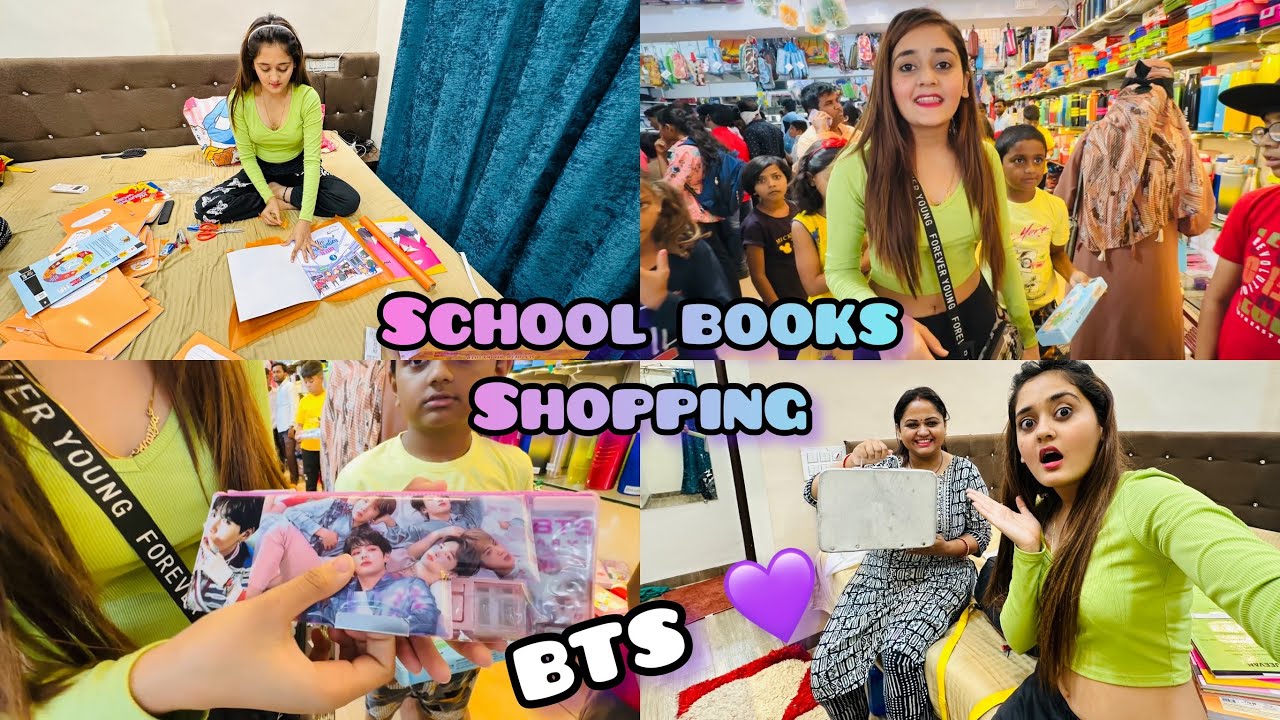 Bindass Kavya ki School Books shopping  & Papa ne Hame new Name diye Mummy ki Sad School Story 🥺