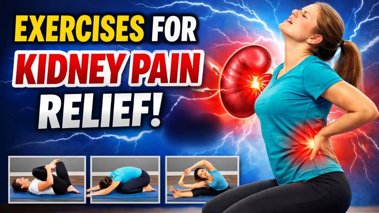 5 Kidney Pain Relief Exercises for CKD Patients | Reduce Back & Side Pain Naturally