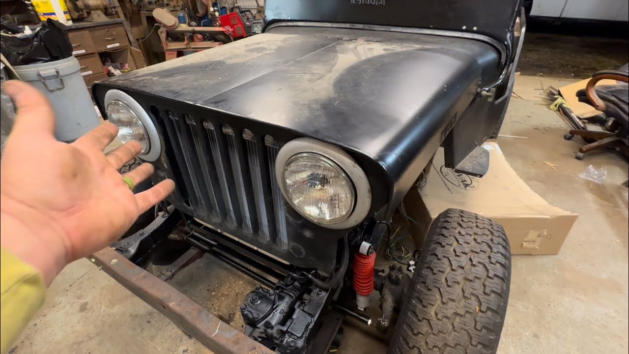 1946 Willys CJ2A Receives an Aftermarket Radiator