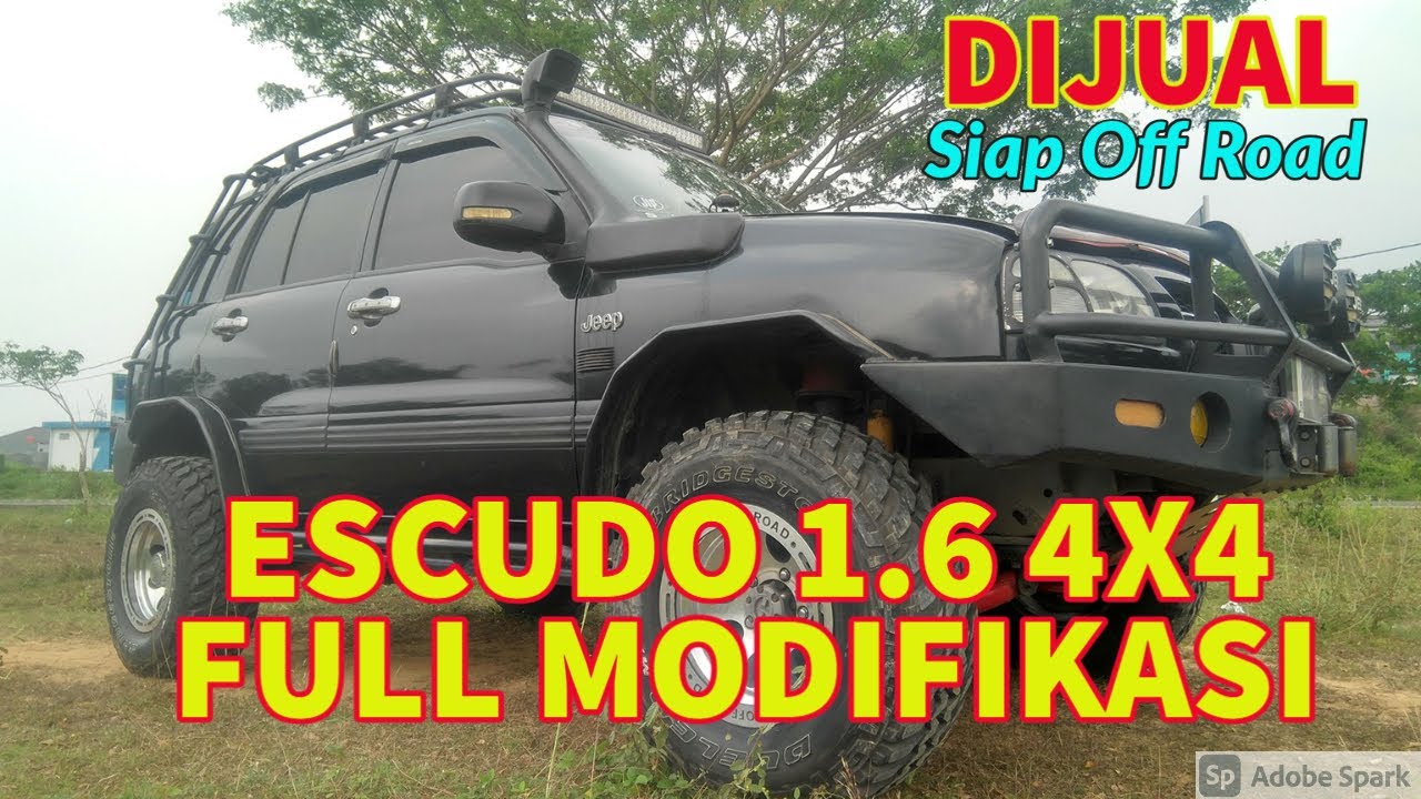 Dijual Escudo 1.6 4x4 Full Modifikasi Siap Off Road #SOLD