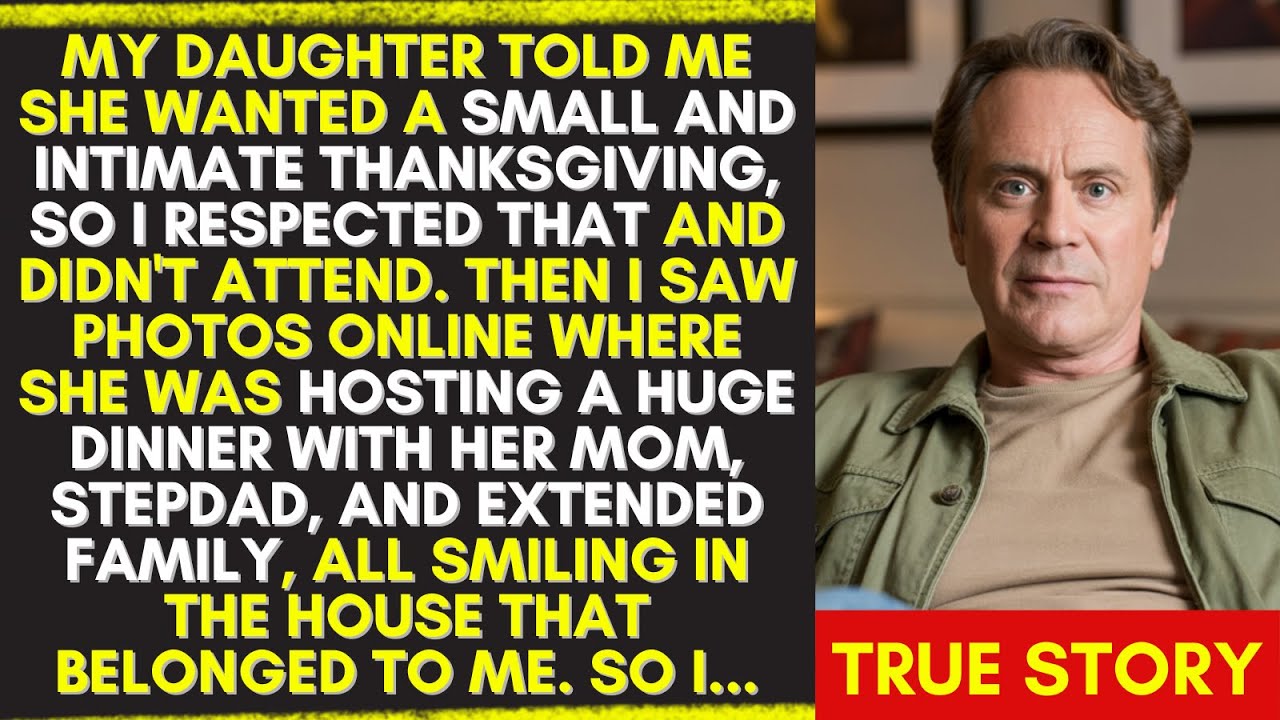 Моя дочь не пригласила меня на ужин в честь Дня благодарения, но пригласила свою маму и отчима. П...