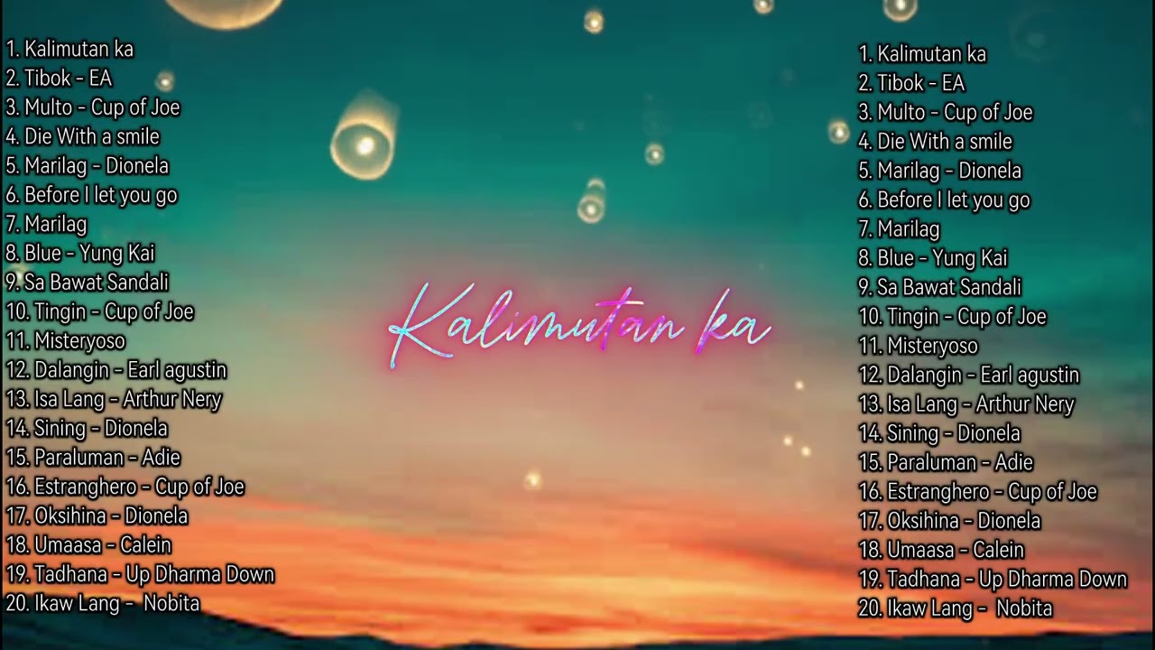 TOP HITS  🎧 OPM TRENDING - KALIMUTAN KA 🎵
